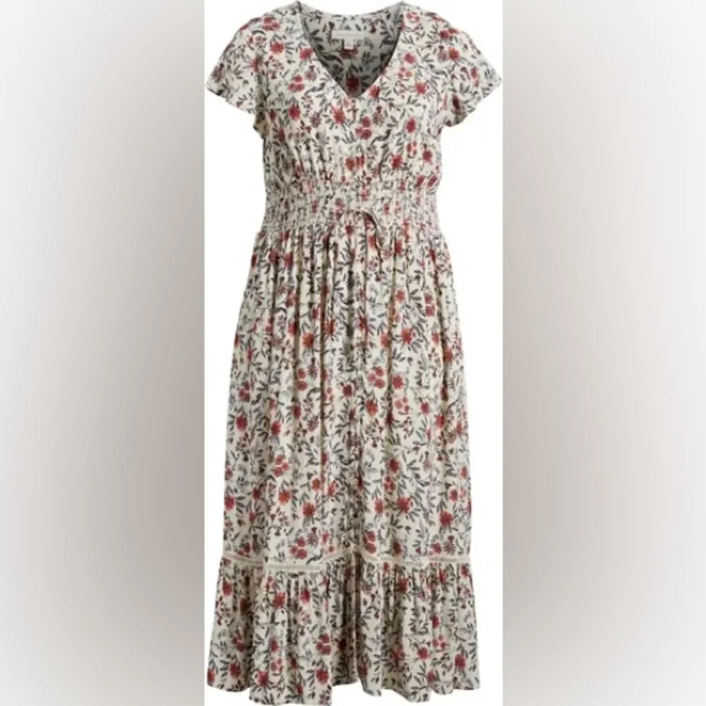 Treasure & Bond Nordstrom‎ Smocked Waist Maxi Dress NWT Size S - Picture 4 of 6